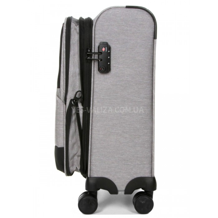 Чемодан Airtex малый S ткань св.серый 54х40х23(+5)см/50л/2.8кг, фото 9