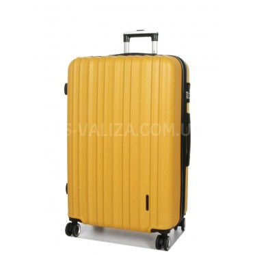 Валіза Франція велика L жовта 76х49х31+5/110л/4.3кг/Worldline 623
