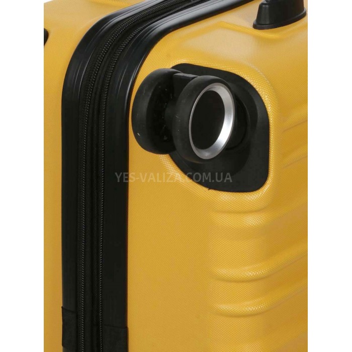 Чемодан Франция средний M жёлтый 66х42х26(+5см/74л/3.5кг/Worldline 623, фото 9