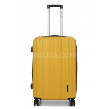 Чемодан Франция средний M жёлтый 66х42х26(+5см/74л/3.5кг/Worldline 623