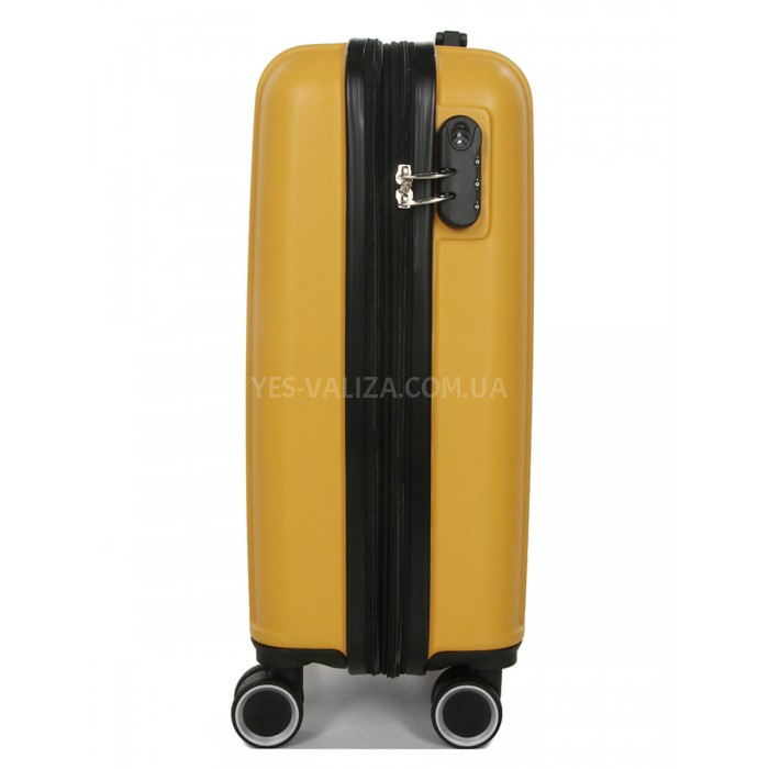 Чемодан ручная кладь S жёлтый 55х35х21(+5)см/38л/2.6кг/Worldline 623, фото 4