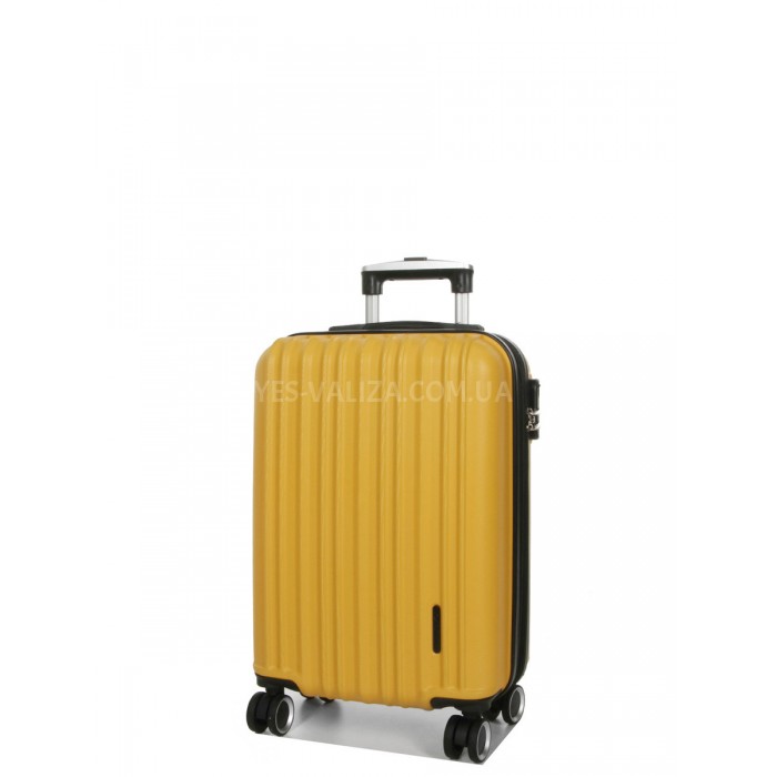 Чемодан ручная кладь S жёлтый 55х35х21(+5)см/38л/2.6кг/Worldline 623, фото 2