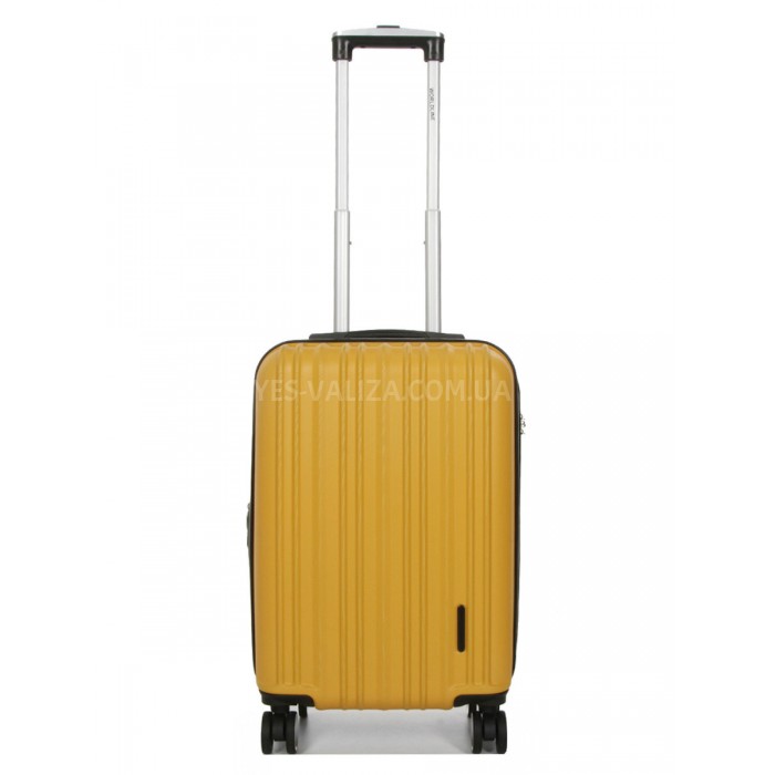 Чемодан ручная кладь S жёлтый 55х35х21(+5)см/38л/2.6кг/Worldline 623, фото 1