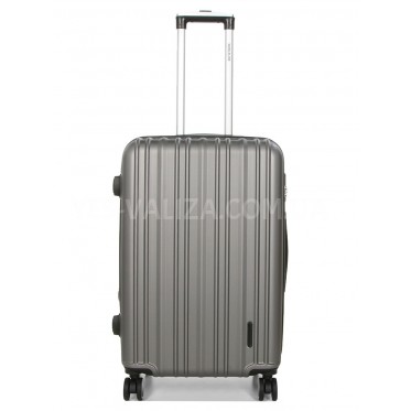 Валіза Франція середня M сіра 66х42х26(+5)см/74л/3.5кг/Worldline 623