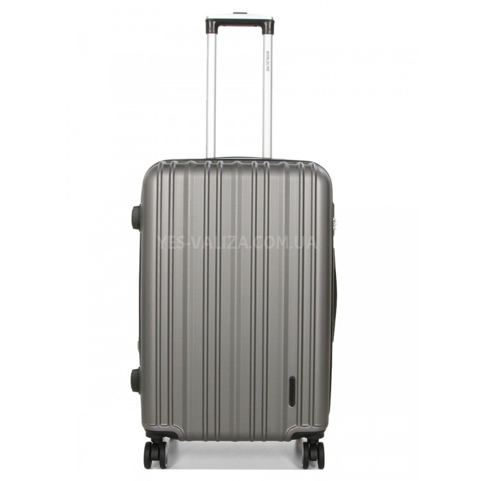 Валіза Франція середня M сіра 66х42х26(+5)см/74л/3.5кг/Worldline 623, фото 1