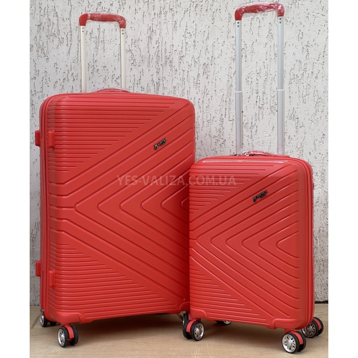 Валіза Airtex ручна поклажа S поліпропілен червона55х37х22см/38л/2.5кг, фото 9