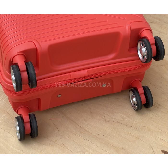 Валіза Airtex ручна поклажа S поліпропілен червона55х37х22см/38л/2.5кг, фото 8