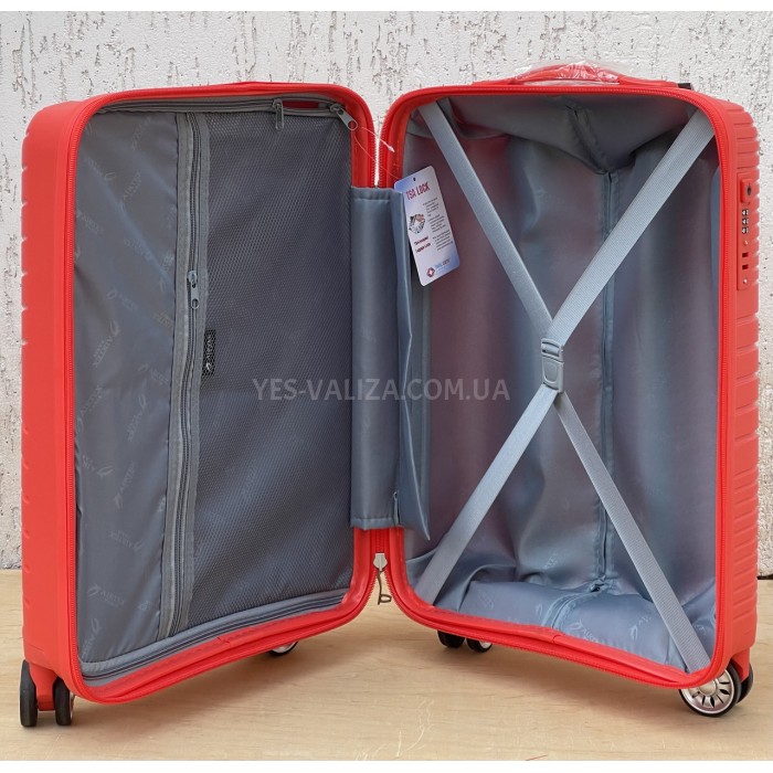 Валіза Airtex ручна поклажа S поліпропілен червона55х37х22см/38л/2.5кг, фото 10