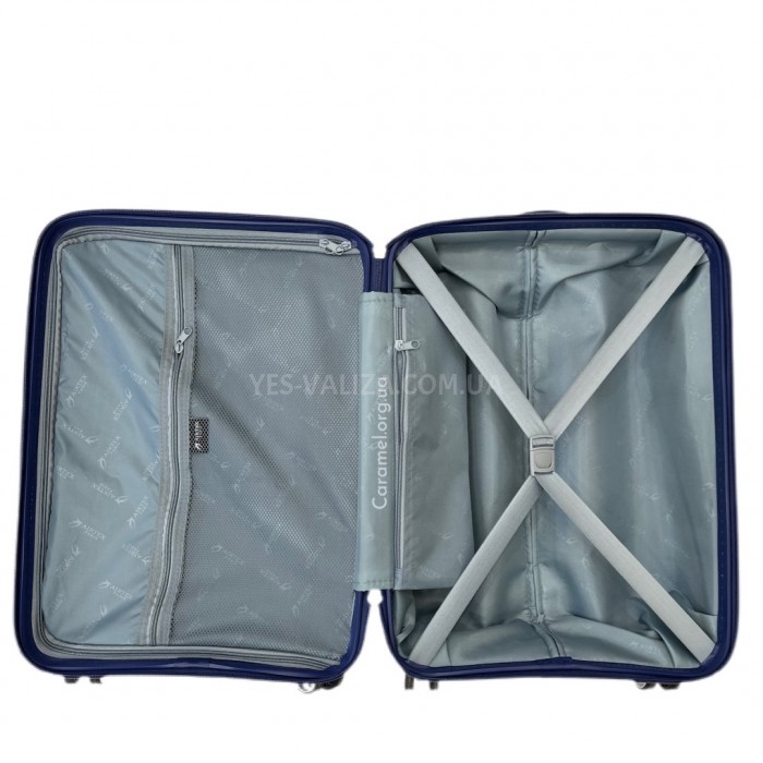 Валіза Airtex ручна поклажа S поліпропілен синя 55х37х22см/38л/2.5кг, фото 8