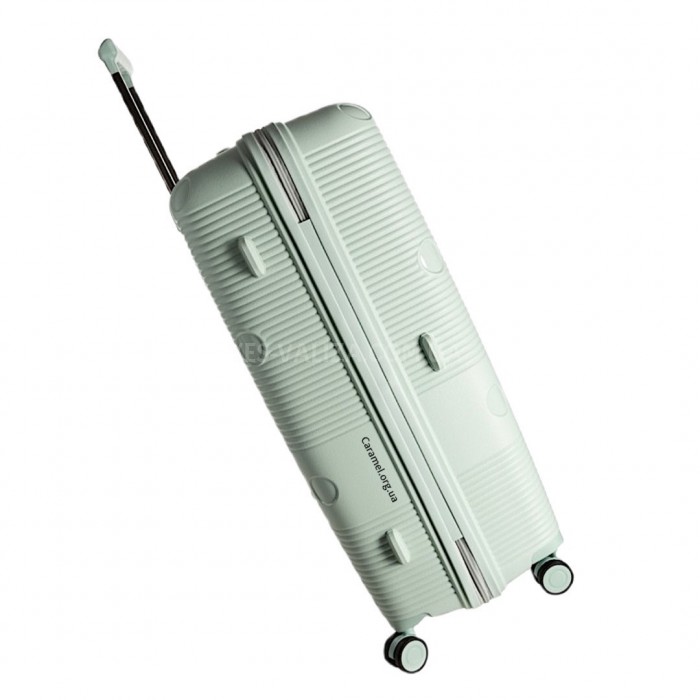 Валіза Airtex велика L поліпропілен зелена 77х52х31(+5)см/130л/4.6кг, фото 4