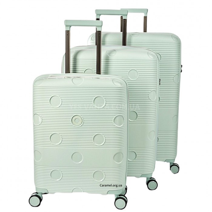 Валіза Airtex велика L поліпропілен зелена 77х52х31(+5)см/130л/4.6кг, фото 7