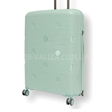 Валіза Airtex велика L поліпропілен зелена 77х52х31(+5)см/130л/4.6кг