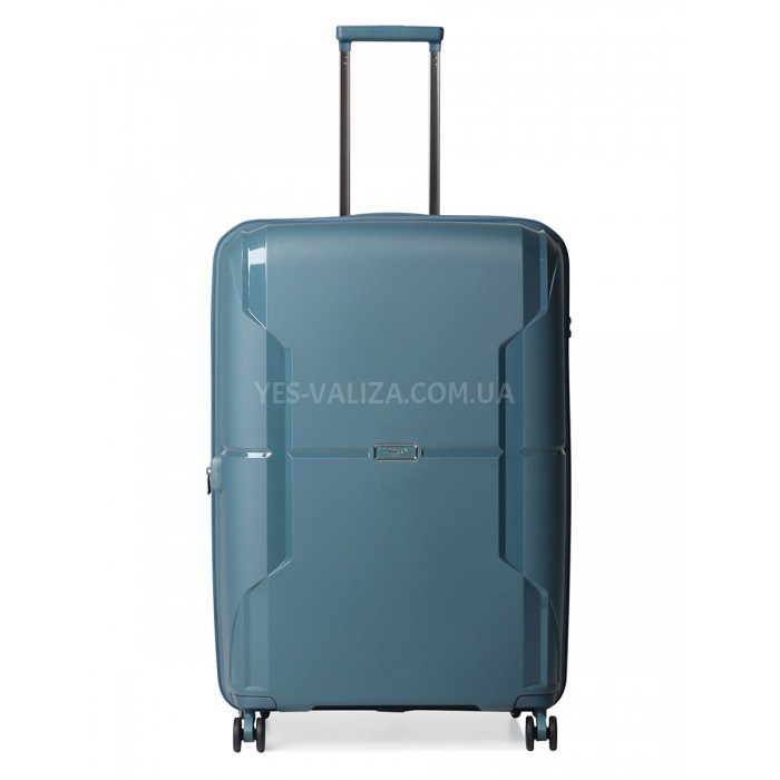 Чемодан большой L полипропилен синий 77х52х31+5/126л/4.4кг/Airtex 245, фото 2