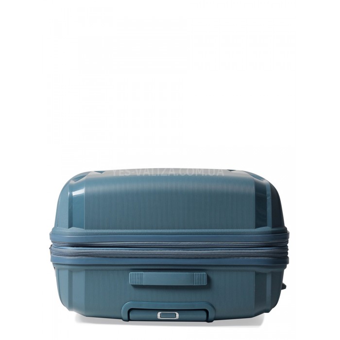 Валіза велика L поліпропілен синя 77х52х31(+5)см/126л/4.4кг/Airtex 245, фото 6