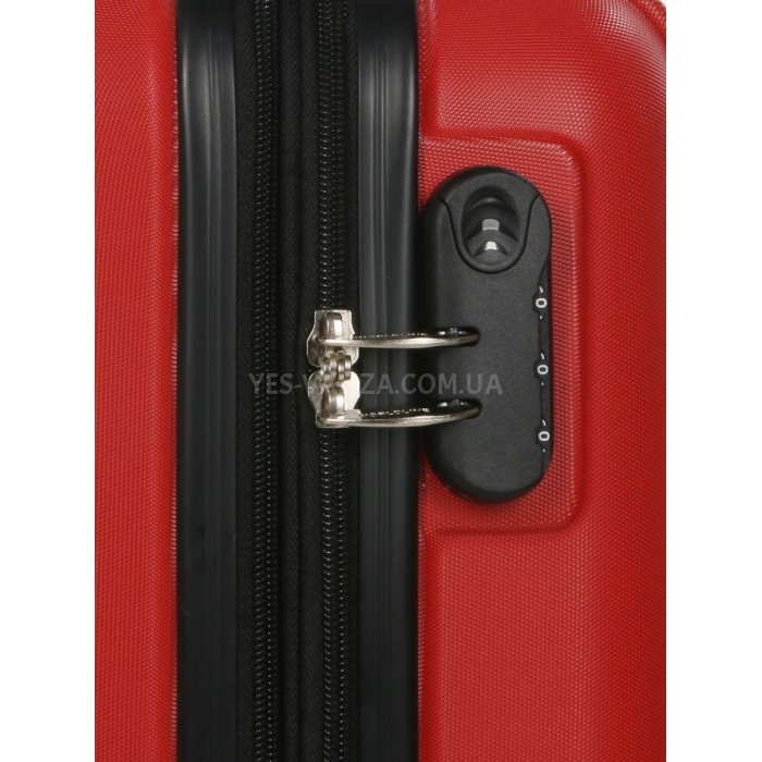 Валіза ручна поклажа S червона 55х35х21(+5)см/38л/2.6кг/Worldline 623, фото 9