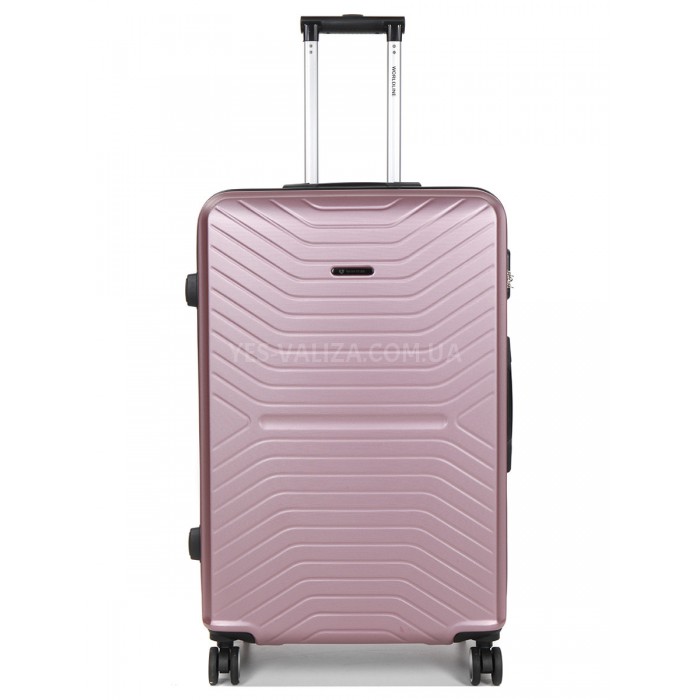 Чемодан Франция большой L розовый 76х49х30см/95л/4.0кг/Worldline 625, фото 2