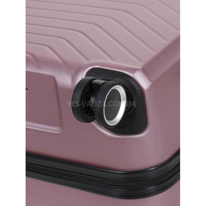 Валіза Франція велика L рожева 76х49х30см/95л/4.0кг/Worldline 625, фото 8
