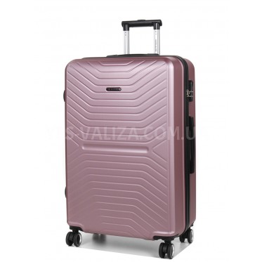 Валіза Франція велика L рожева 76х49х30см/95л/4.0кг/Worldline 625
