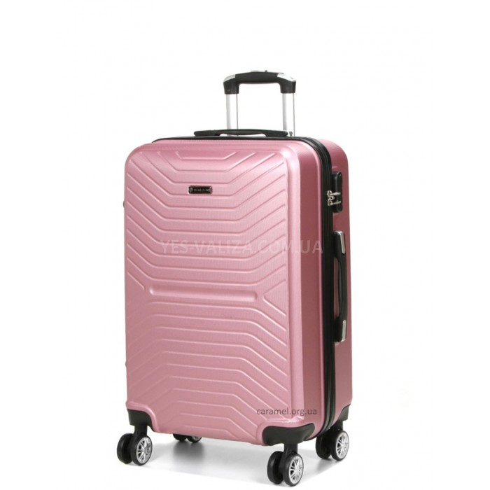 Валіза Франція середня M рожева 66х43х27см/65л/3.4кг/Worldline 625, фото 2