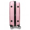 Валіза Франція середня M рожева 66х43х27см/65л/3.4кг/Worldline 625, фото 16