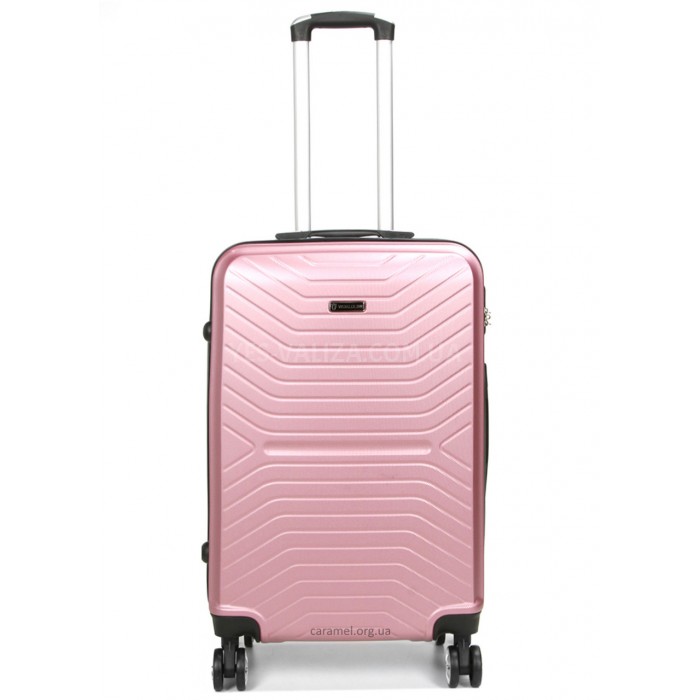 Валіза Франція середня M рожева 66х43х27см/65л/3.4кг/Worldline 625, фото 1