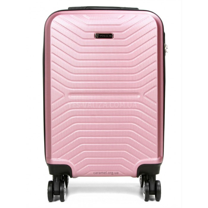 Валіза Франція мала S рожева 55х35х24см/42л/2.6кг/Worldline 625, фото 3