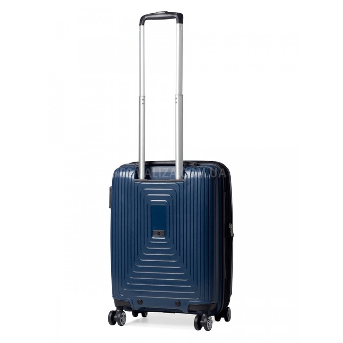 Валіза мала S поліпропілен синя 55х40х25(+5)см/52л/3.2кг/Airtex 241, фото 5