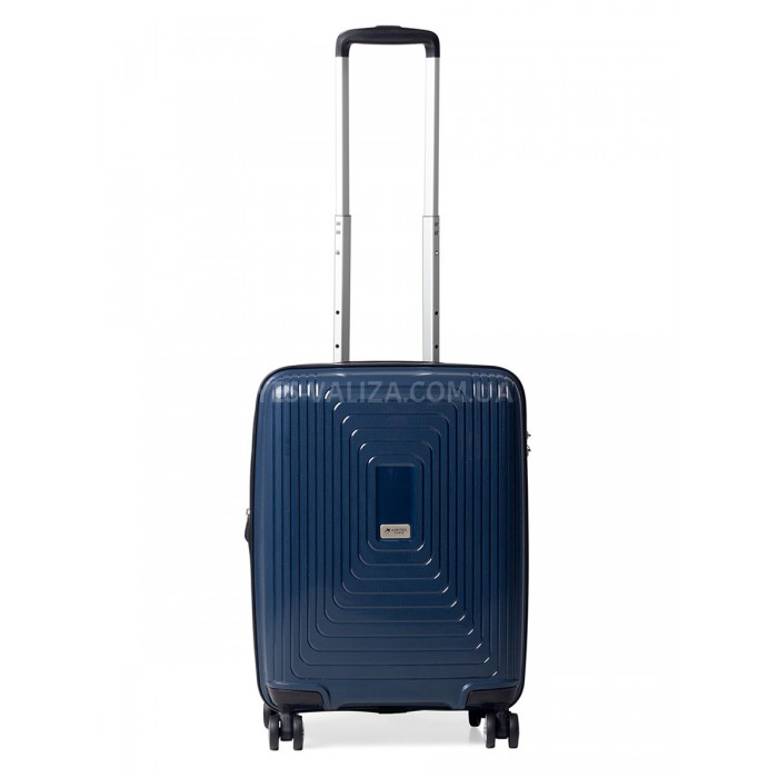 Валіза мала S поліпропілен синя 55х40х25(+5)см/52л/3.2кг/Airtex 241, фото 2