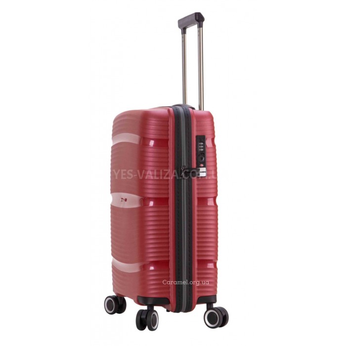 Валіза Snowball велика L поліпропілен червона 77х51х31см/105л/3.6кг, фото 4