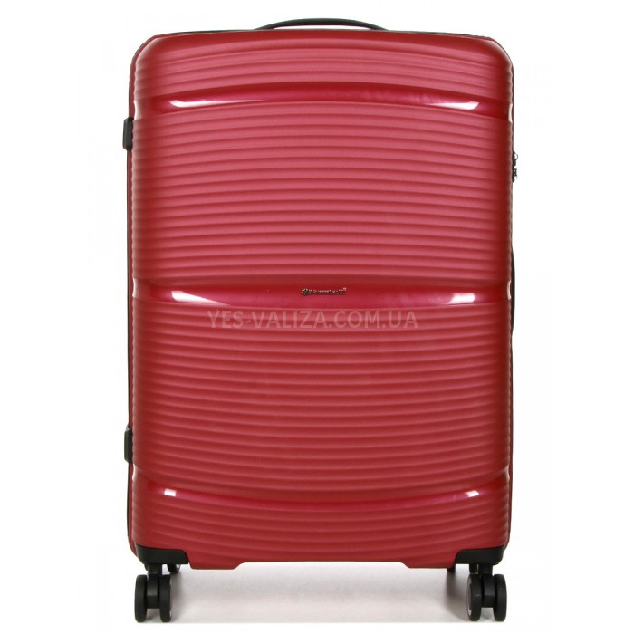 Валіза Snowball середня M поліпропілен червона 67х45х26см/65л/2.6кг, фото 3