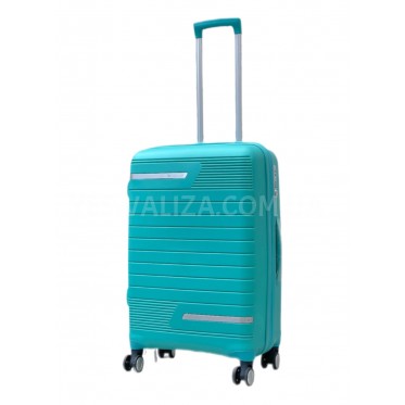 Чемодан Snowball средний полипропилен бирюза 67х45х27(+5)см/86л/3.5кг