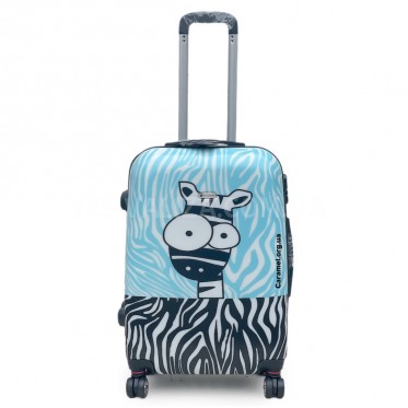 Чемодан Airtex средний M поликарбонат зебра 67х45х24см/70л/3.6кг