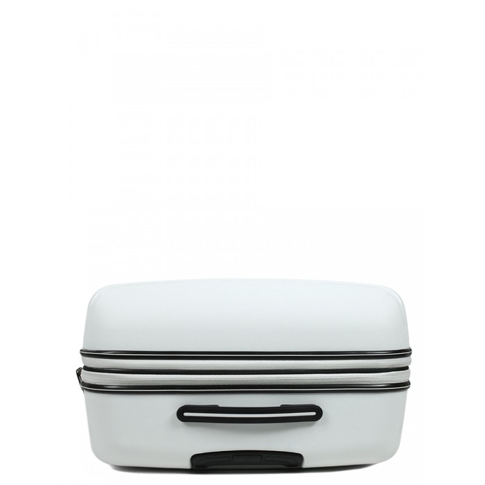 Валіза велика L поліпропілен біла 77х52х31+5см/128л/5кг/Snowball 61303, фото 6