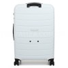 Чемодан большой L полипропилен белый 77х52х31+5/128л/5кг/Snowbal 61303, фото 13