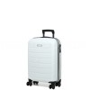 Чемодан ручная кладь S полипропилен белый 55х37х20см/36л/2.8кг/Snowbal, фото 12