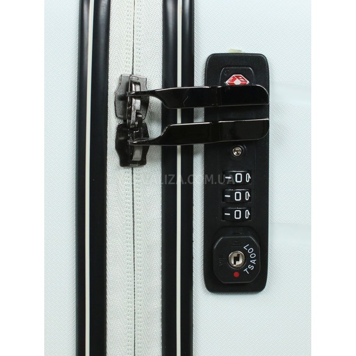 Валіза ручна поклажа S поліпропілен біла 55х37х20см/36л/2.8кг/Snowball, фото 8