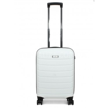Валіза ручна поклажа S поліпропілен біла 55х37х20см/36л/2.8кг/Snowball