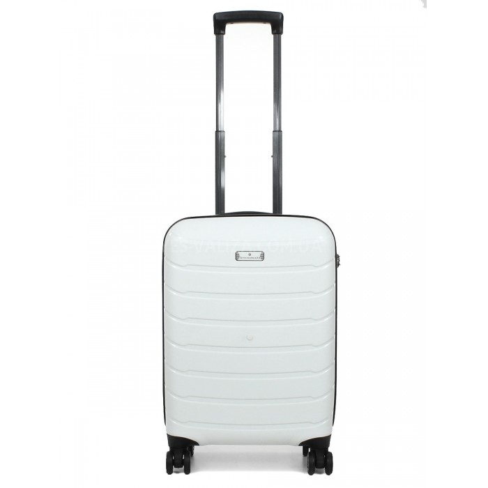 Валіза ручна поклажа S поліпропілен біла 55х37х20см/36л/2.8кг/Snowball, фото 1
