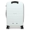 Валіза середня M поліпропілен біла 67х45х26+5/83л/4кг/Snowball 61303, фото 13