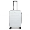 Валіза середня M поліпропілен біла 67х45х26+5/83л/4кг/Snowball 61303, фото 12
