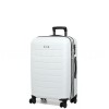 Чемодан средний M полипропилен белый 67х45х26+5/83л/4кг/Snowball 61303, фото 11
