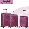 Валіза Snowball велика L поліпропілен фіолет 76х52х30см/103л/3.2кг, фото 9