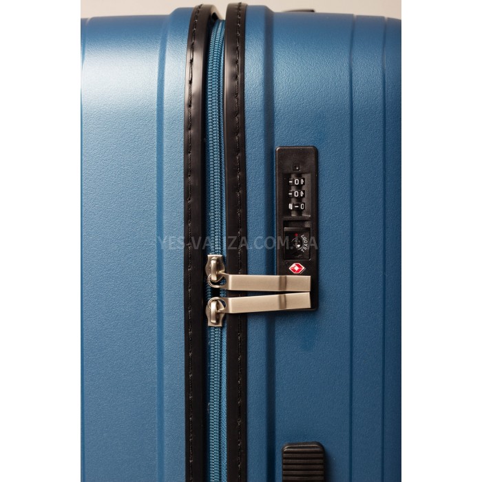 Валіза велика L поліпропілен синя 76х52х30см/107л/3.8кг/Snowball 35203, фото 7