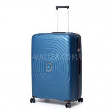 Чемодан большой L полипропилен синий 76х52х30/107л/3.8кг/Snowbal 35203