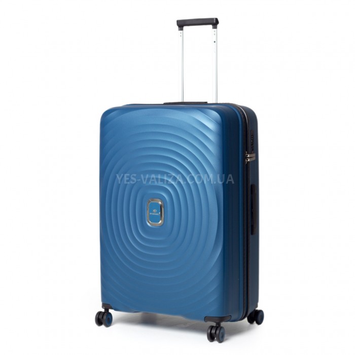 Чемодан большой L полипропилен синий 76х52х30/107л/3.8кг/Snowbal 35203, фото 1