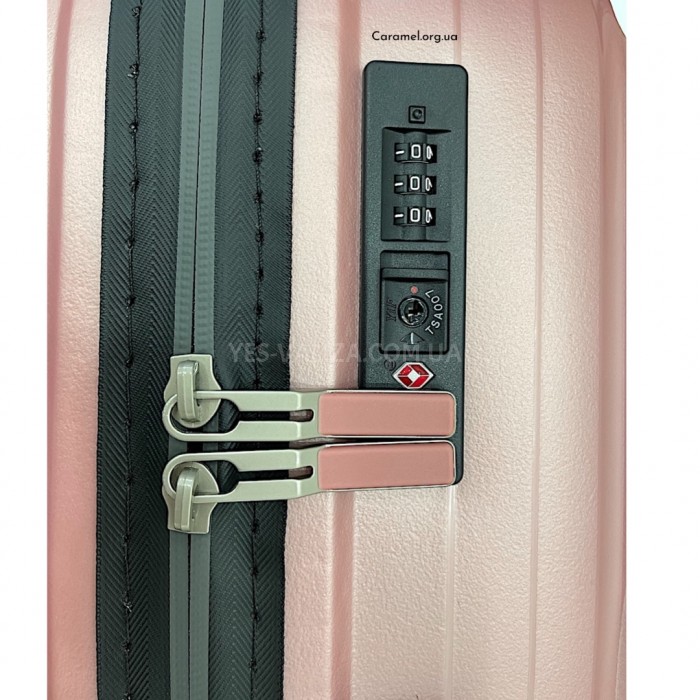 Чемодан Snowball большой L полипропилен пудра 76х52х30см/103л/3.2кг, фото 5