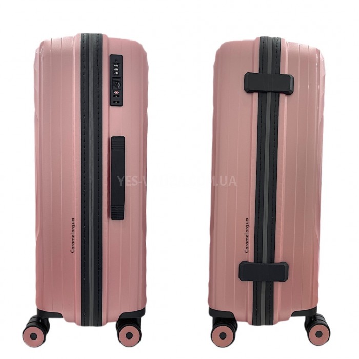 Валіза Snowball велика L поліпропілен пудра 76х52х30см/103л/3.2кг, фото 6