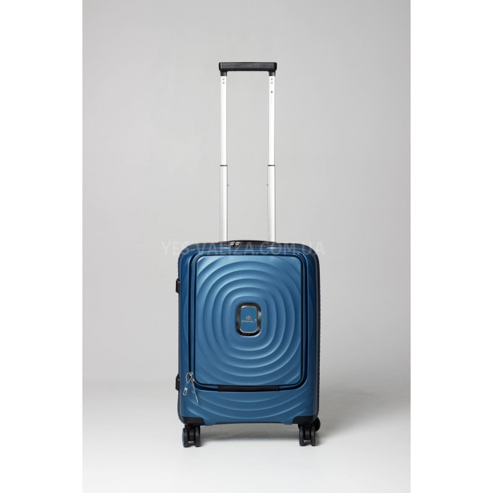 Валіза ручна поклажа S поліпропілен синя 55х38х20см/35л/2.8кгSnowball, фото 2