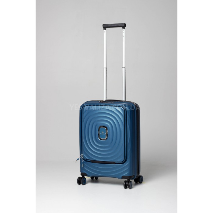 Чемодан ручная кладь S полипропилен синий 55х38х20/35л/2.8кг/Snowball, фото 4