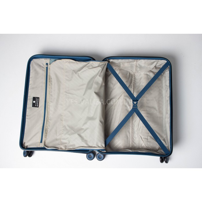 Валіза ручна поклажа S поліпропілен синя 55х38х20см/35л/2.8кгSnowball, фото 10